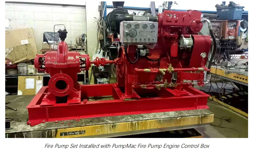 Fire Pump Set with Fire Pump Engine Control Box
